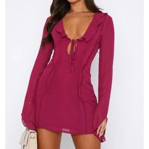 NWT White Fox Mini Dress